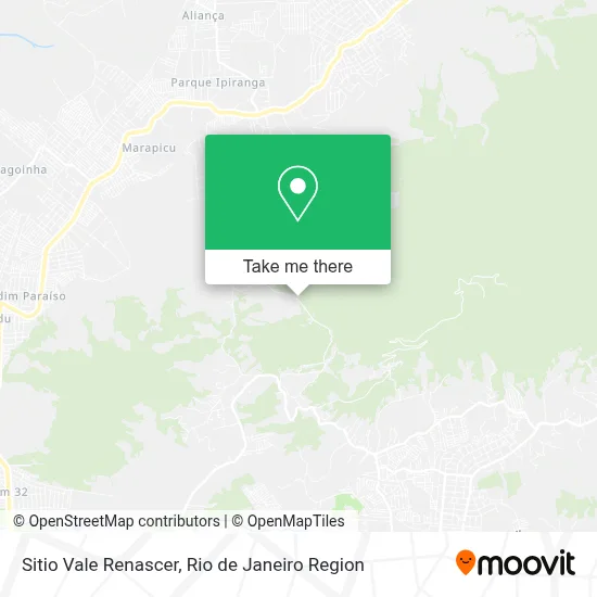 Sitio Vale Renascer map