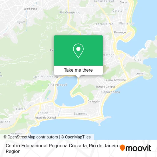 Centro Educacional Pequena Cruzada map