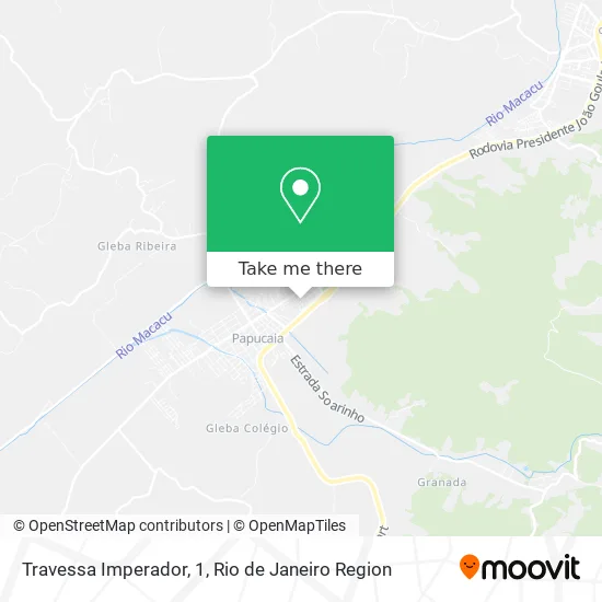 Travessa Imperador, 1 map