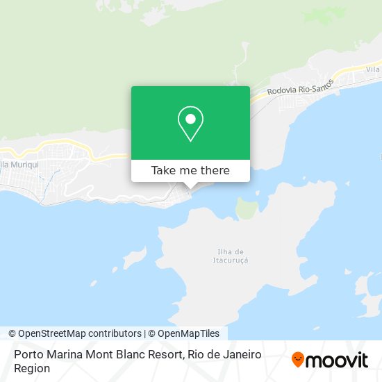 Mapa Porto Marina Mont Blanc Resort