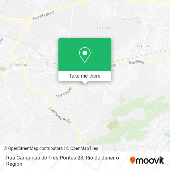 Rua Campinas de Três Pontes 23 map