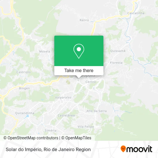Solar do Império map