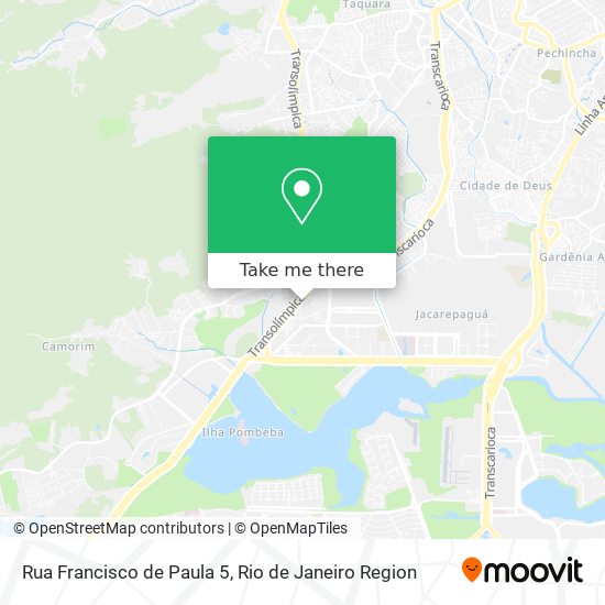 Rua Francisco de Paula 5 map