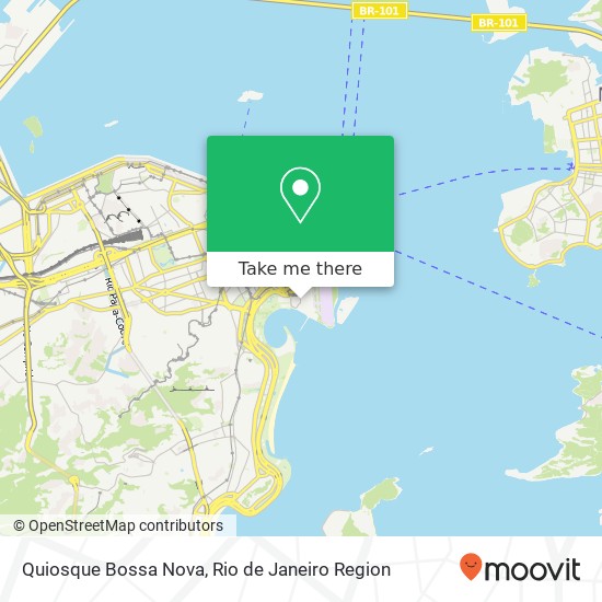 Quiosque Bossa Nova map