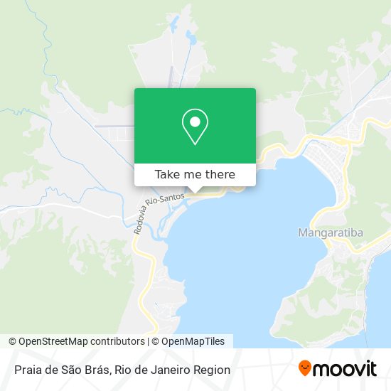 Praia de São Brás map