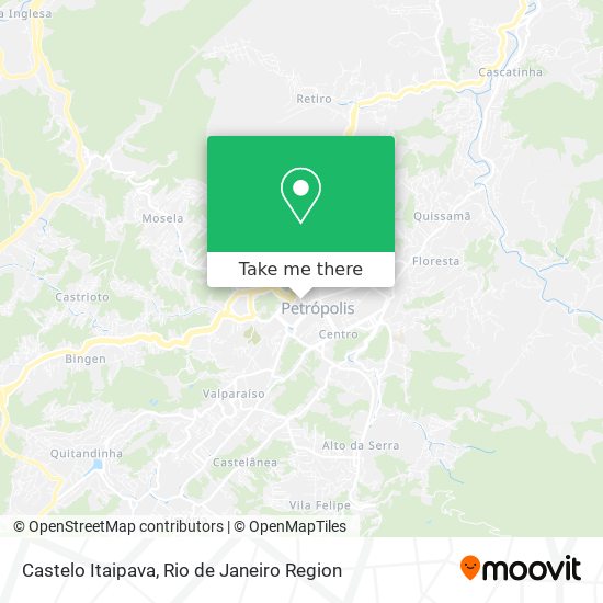 Castelo Itaipava map