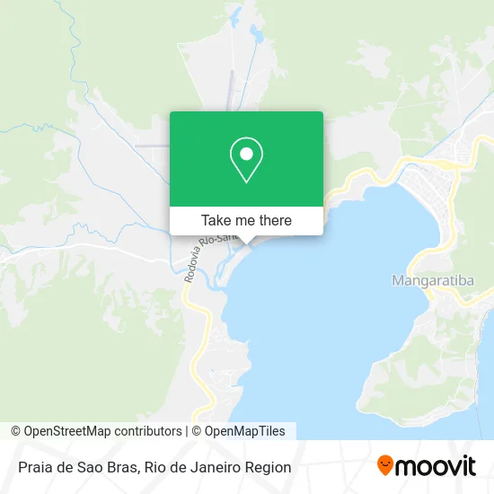 Praia de Sao Bras map