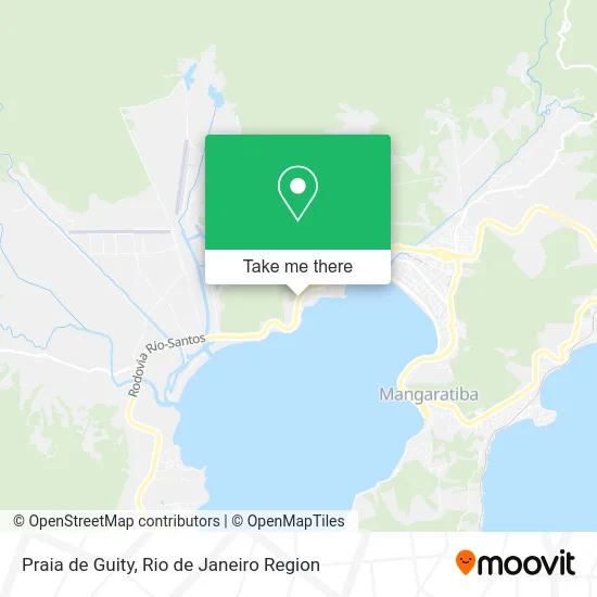 Praia de Guity map