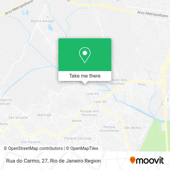 Rua do Carmo, 27 map