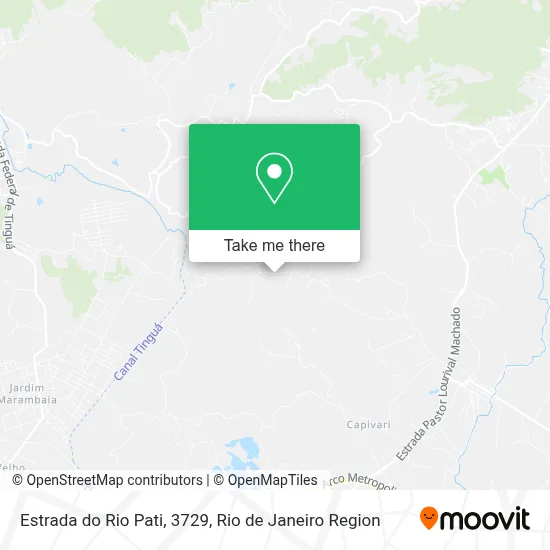 Estrada do Rio Pati, 3729 map