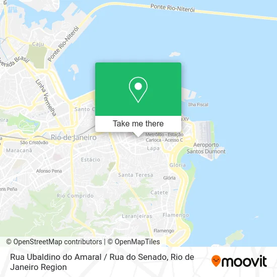 Rua Ubaldino do Amaral / Rua do Senado map