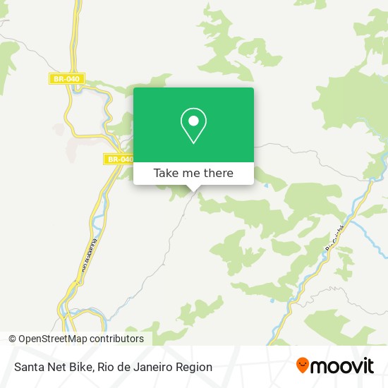 Santa Net Bike map