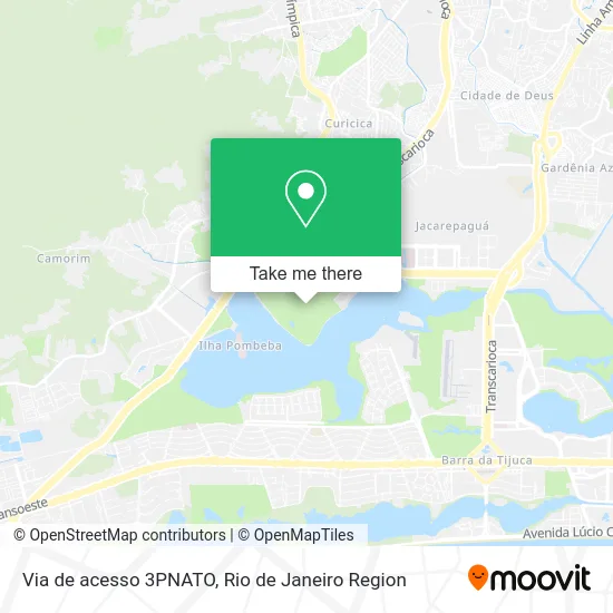 Via de acesso 3PNATO map