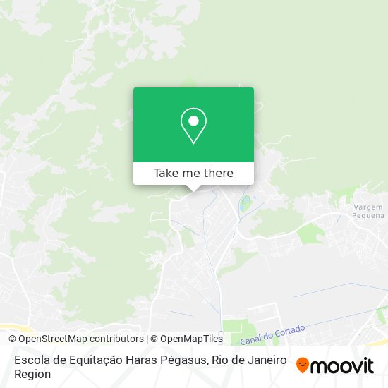 Escola de Equitação Haras Pégasus map