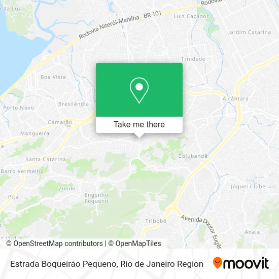 Estrada Boqueirão Pequeno map