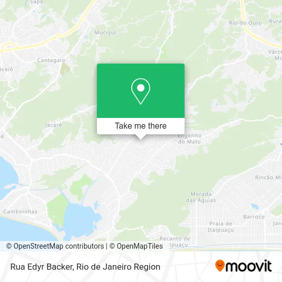 Rua Edyr Backer map