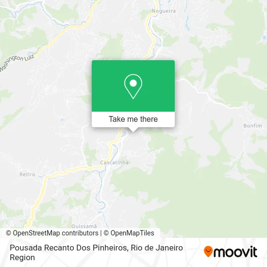 Pousada Recanto Dos Pinheiros map