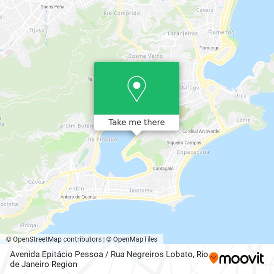 Avenida Epitácio Pessoa / Rua Negreiros Lobato map
