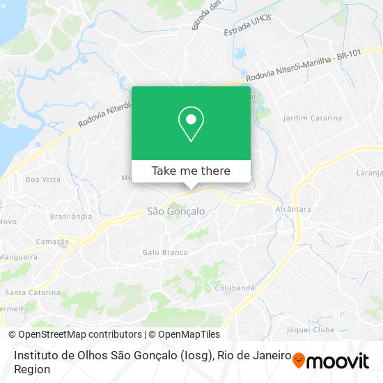 Instituto de Olhos São Gonçalo (Iosg) map