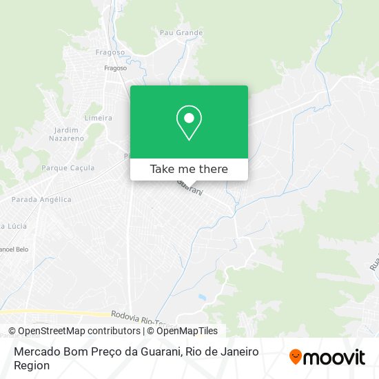 Mercado Bom Preço da Guarani map