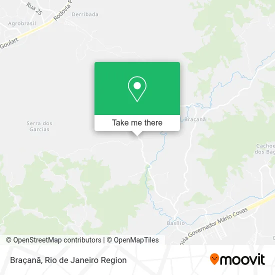 Braçanã map