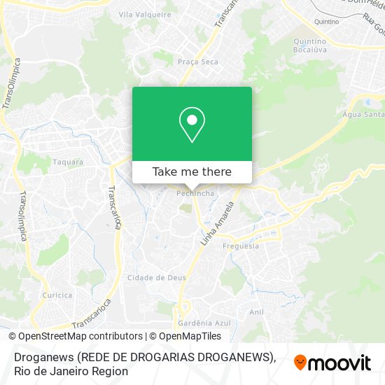 Mapa Droganews (REDE DE DROGARIAS DROGANEWS)