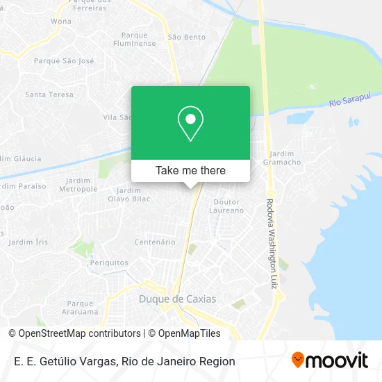 E. E. Getúlio Vargas map