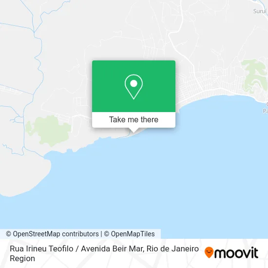 Rua Irineu Teofilo / Avenida Beir Mar map