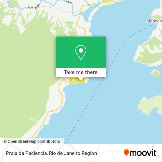 Praia da Paciencia map
