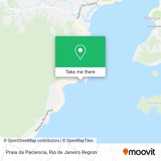 Praia da Paciencia map