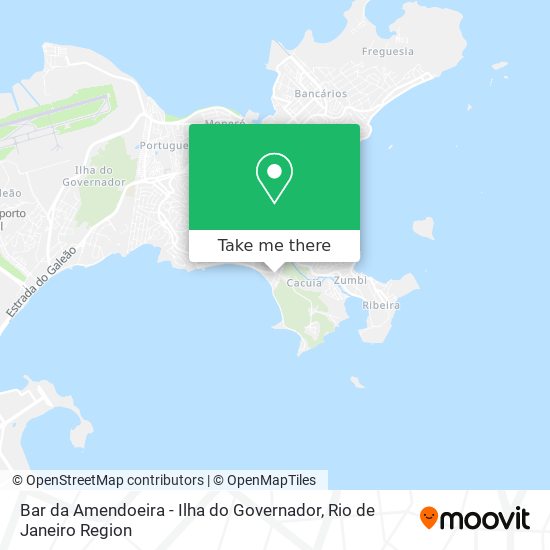 Bar da Amendoeira - Ilha do Governador map