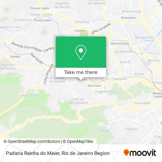 Padaria Rainha do Meier map
