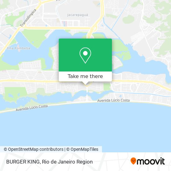 BURGER KING map