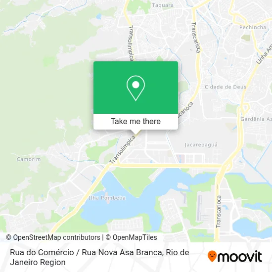 Rua do Comércio / Rua Nova Asa Branca map