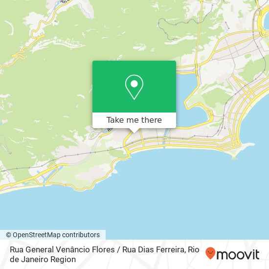 Mapa Rua General Venâncio Flores / Rua Dias Ferreira