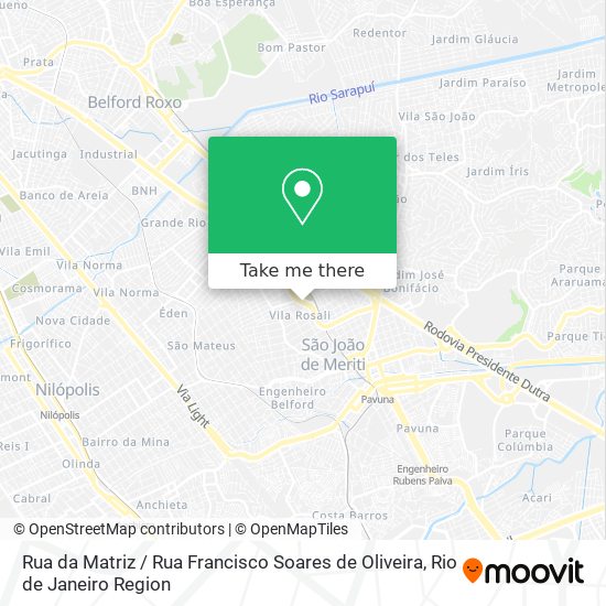 Rua da Matriz / Rua Francisco Soares de Oliveira map