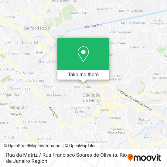 Rua da Matriz / Rua Francisco Soares de Oliveira map