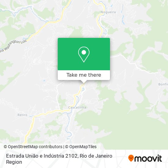 Estrada União e Indústria 2102 map