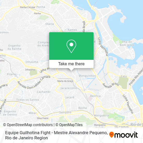 Equipe Guilhotina Fight - Mestre Alexandre Pequeno map