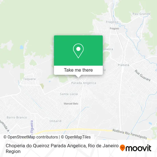 Choperia do Queiroz Parada Angelica map