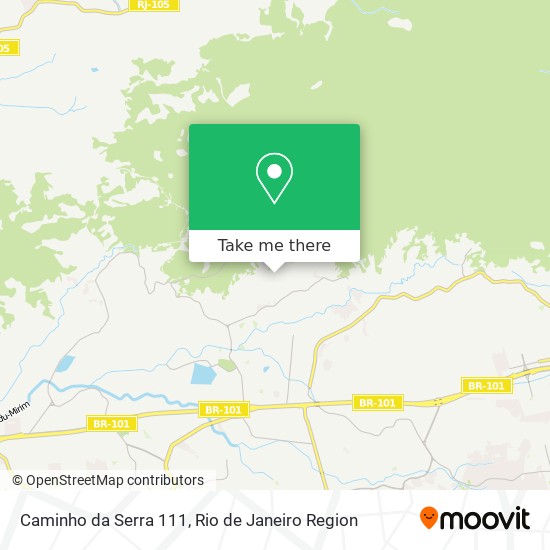 Caminho da Serra 111 map