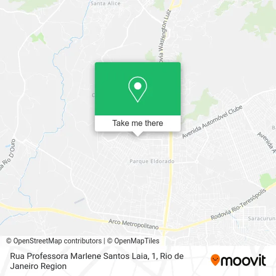 Rua Professora Marlene Santos Laia, 1 map