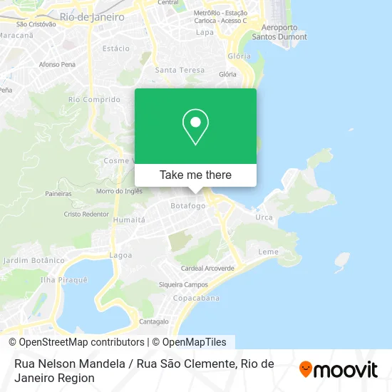 Rua Nelson Mandela / Rua São Clemente map