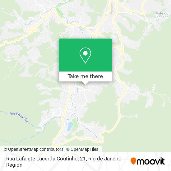 Rua Lafaiete Lacerda Coutinho, 21 map