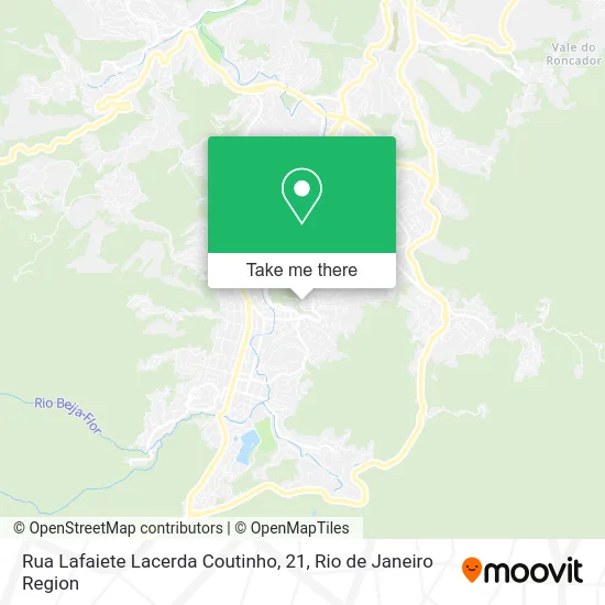Rua Lafaiete Lacerda Coutinho, 21 map