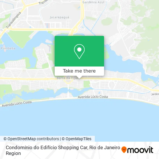Condomínio do Edifício Shopping Car map
