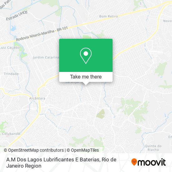 A.M Dos Lagos Lubrificantes E Baterias map