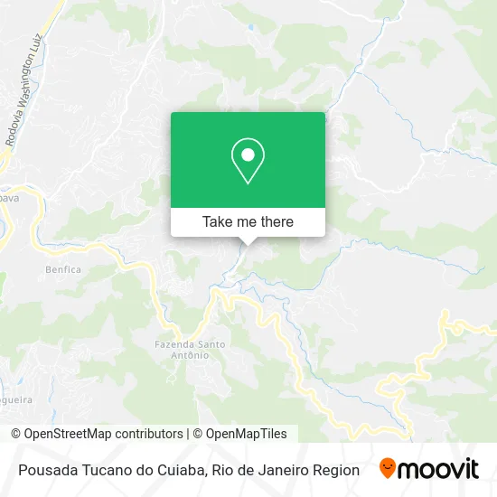 Pousada Tucano do Cuiaba map