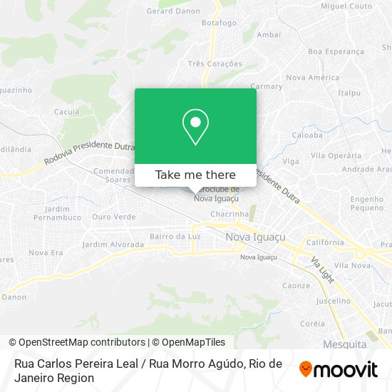 Rua Carlos Pereira Leal / Rua Morro Agúdo map