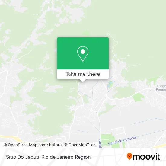 Sitio Do Jabuti map